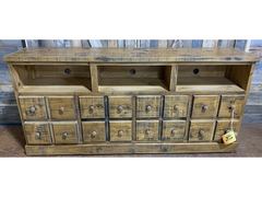 MILLION DOLLAR RUSTIC EAST - TOBACCO RECLAIMED 70" TV CONSOLE